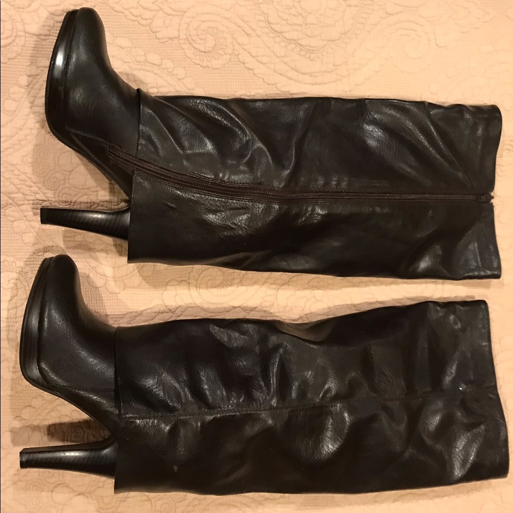 Expresso colored high healed boots Sz 10